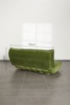 Thumbnail View 4: Greta Green Two-Seater Velvet Sofa Bed 