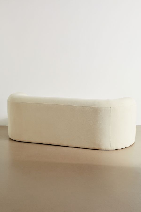 Slide View: 4: Armand Off-White Three-Seater Storage Sofa