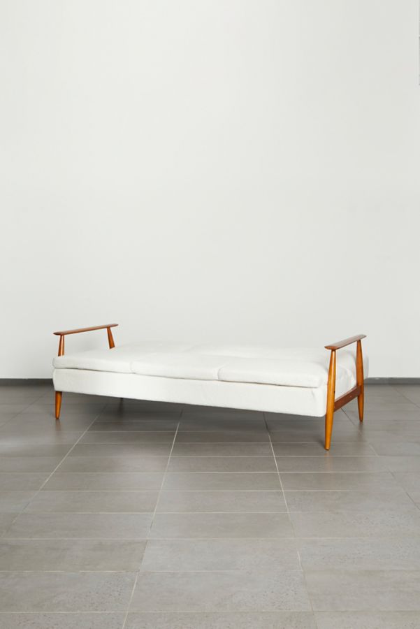 Slide View: 5: Cynthia Boucle Three-Seater Sofa Bed