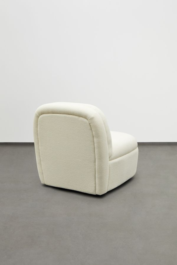 Slide View: 5: Reine Off-White Bubble Chair 