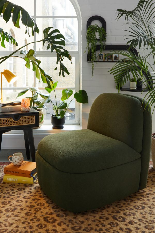 Slide View: 1: Reine Green Bubble Chair 