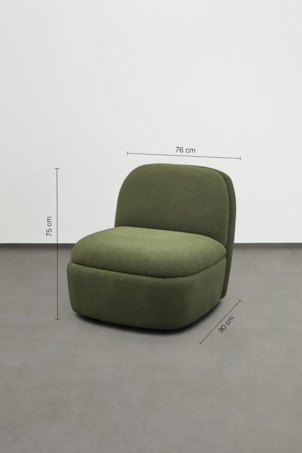 Slide View: 5: Reine Green Bubble Chair 