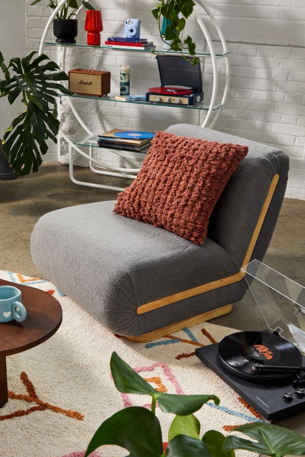 Slide View: 1: Jackson Grey Lounge Chair 