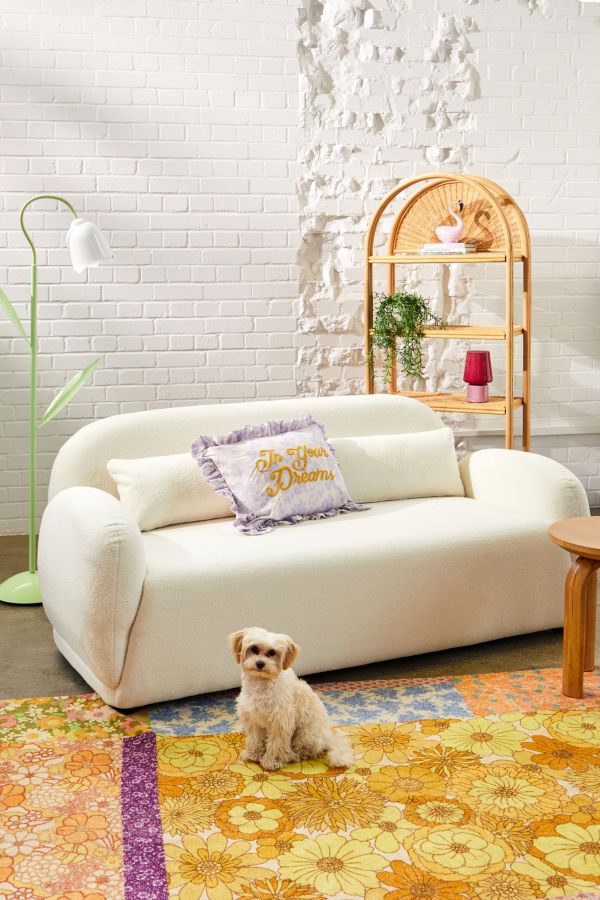 Slide View: 1: Rina Boucle Sofa 