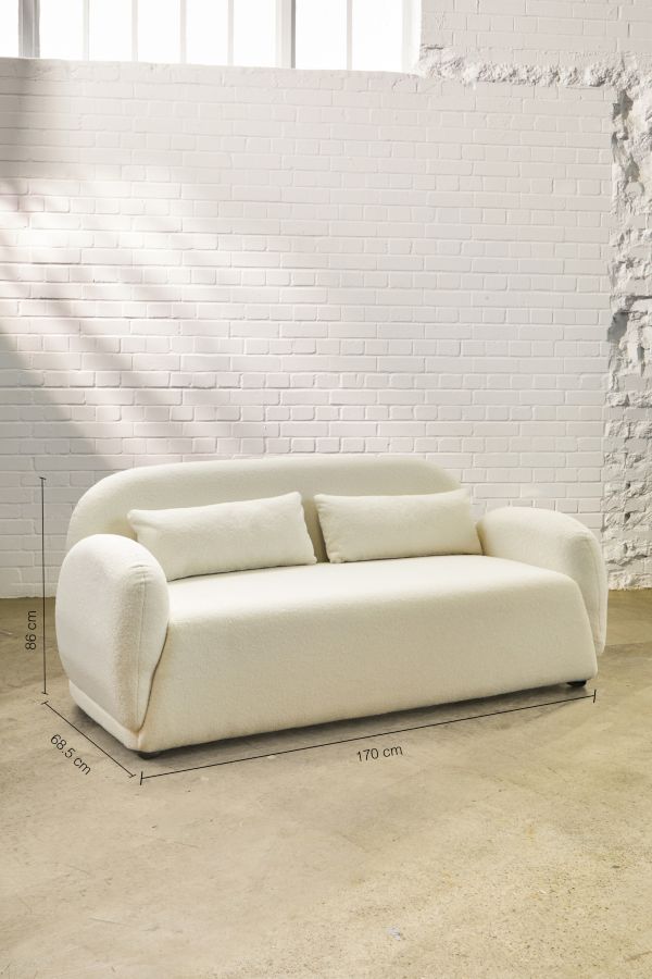 Slide View: 4: Rina Boucle Sofa 