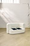 Thumbnail View 7: Armand White Two-Seater Storage Sofa