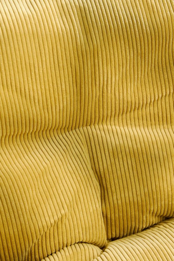 Slide View: 3: Mustard Cord Bean Bag