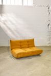 Thumbnail View 4: Greta Two-Seater Yellow Jumbo Corduroy Sofa Bed