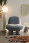 Thumbnail View 1: Blue Velvet Bubble Chair