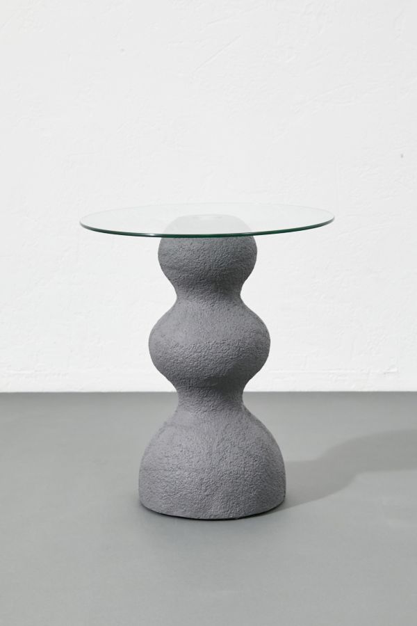 Slide View: 2: Maia Black Side Table 