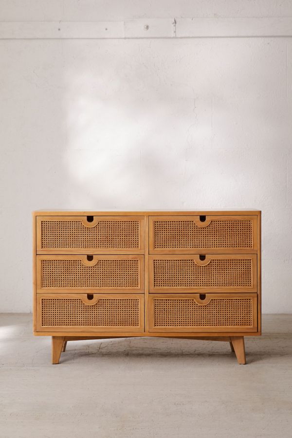 Slide View: 2: Marte 6-Drawer Dresser