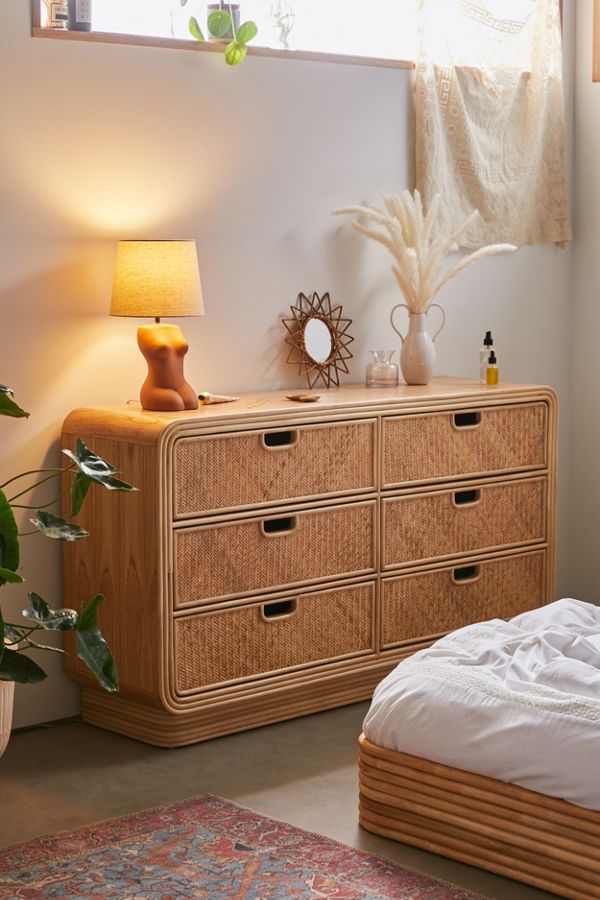 Ria 6 Drawer Dresser Urban Outfitters Uk