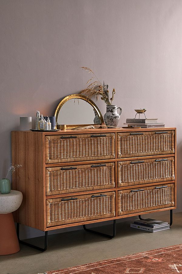Mikko 6 Drawer Dresser Urban Outfitters Uk