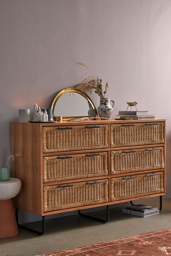 Mikko 6 Drawer Dresser Urban Outfitters Uk