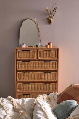 Shoptagr Mikko Tall 6 Drawer Dresser By Urban Outfitters