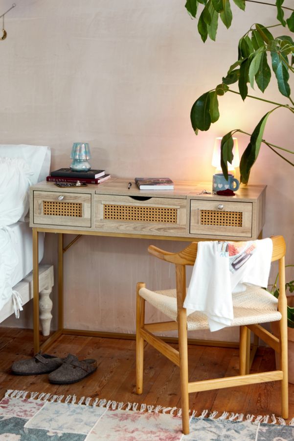 Slide View: 3: Lily Rattan Dressing Table