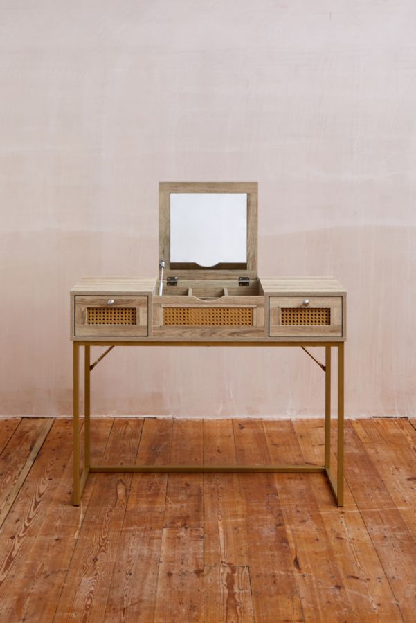 Slide View: 6: Lily Rattan Dressing Table