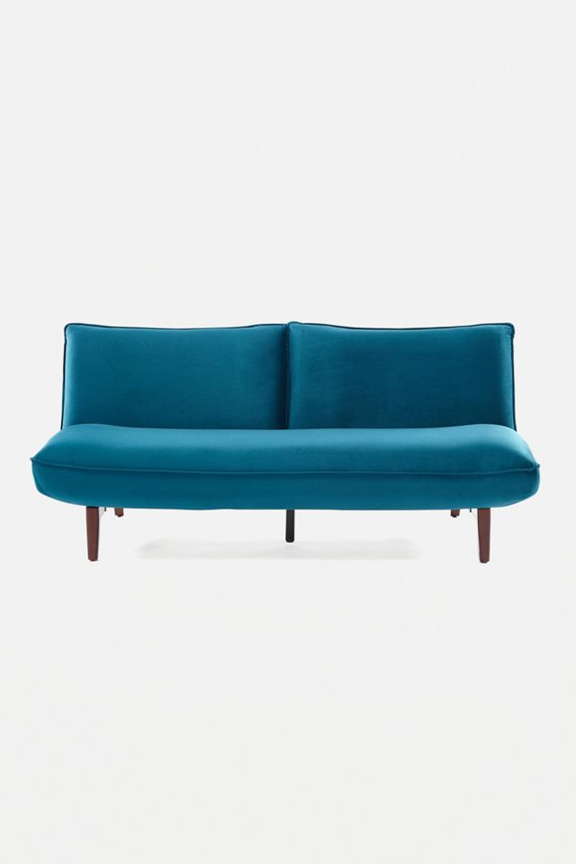Cassie Click Clack Teal Sofa Bed Urban Outfitters UK
