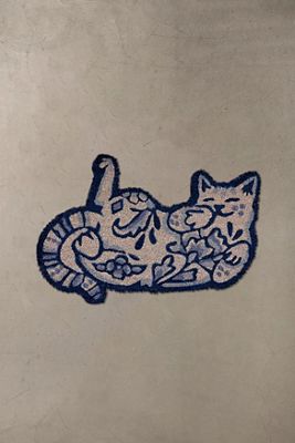 Delft Katzenfußmatte