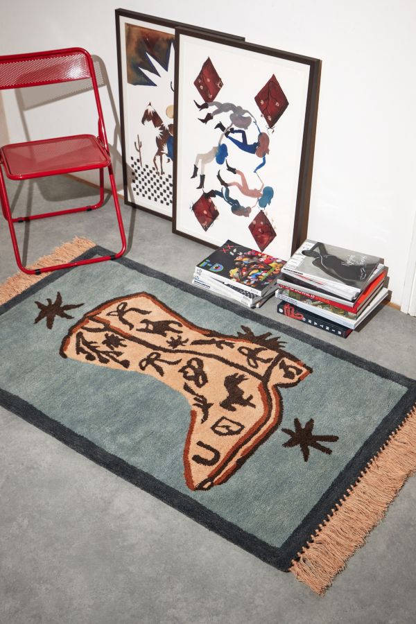 Slide View: 1: Tapis de botte TuftLuck UO Exclusive Doodle 3x5