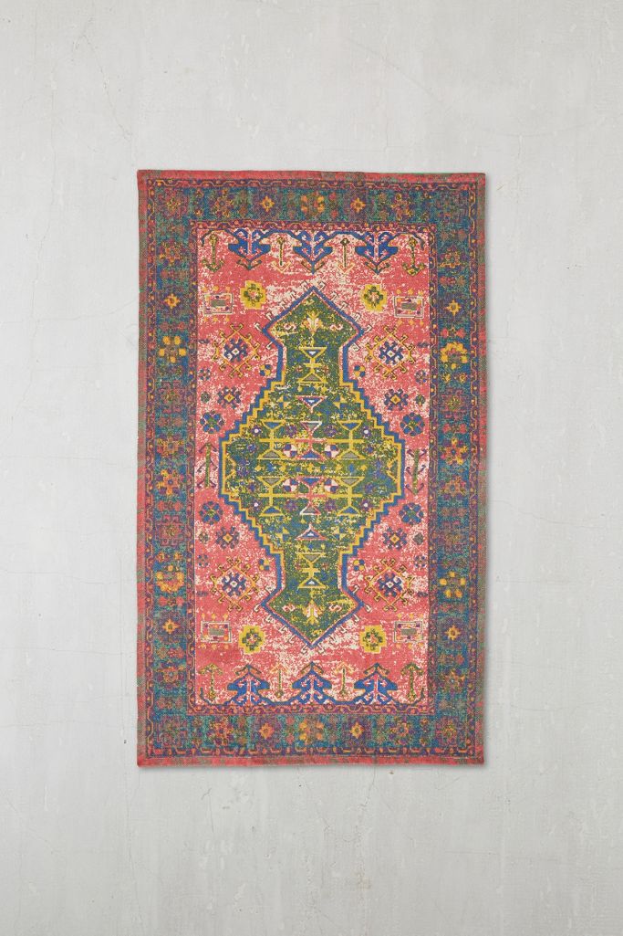 Vintage Patterned Neon 3x5 Rug | Urban Outfitters UK