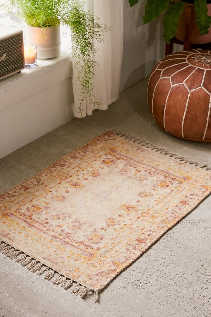 Aylla 2x3 Printed Chenille Rug Urban Outfitters UK