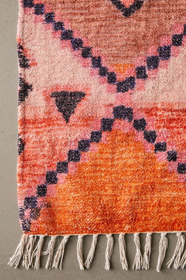 Pink Chenille 3x5 Rug Urban Outfitters UK