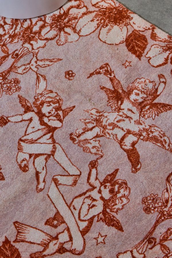 Slide View: 2: Cherub Toile Print 2x3 Rug