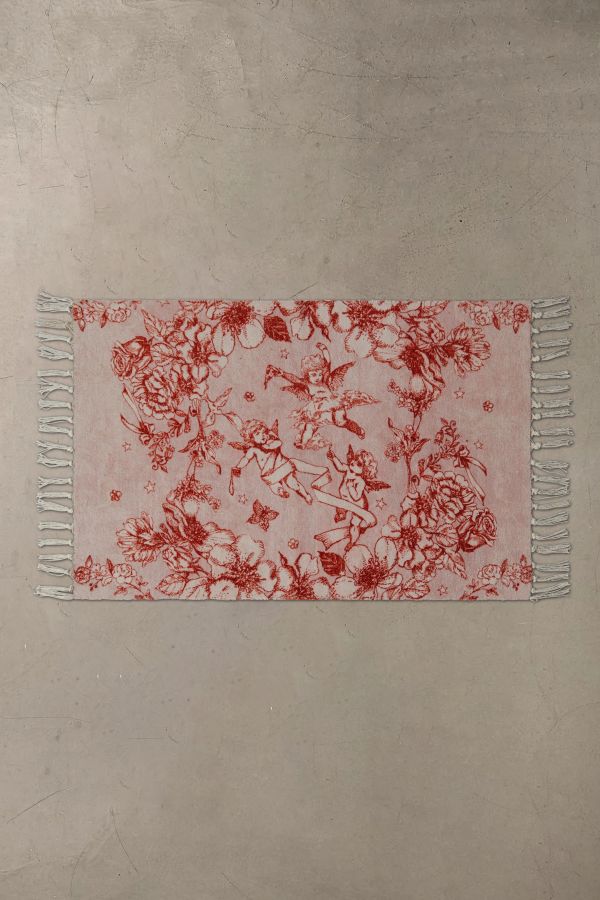 Slide View: 3: Cherub Toile Print 2x3 Rug