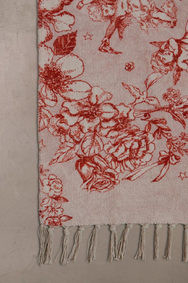 Slide View: 4: Cherub Toile Print 2x3 Rug