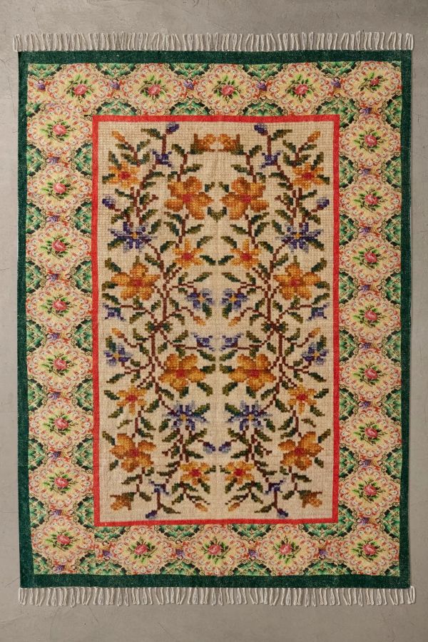 Slide View: 2: Evelyn Floral 5x7 Rug