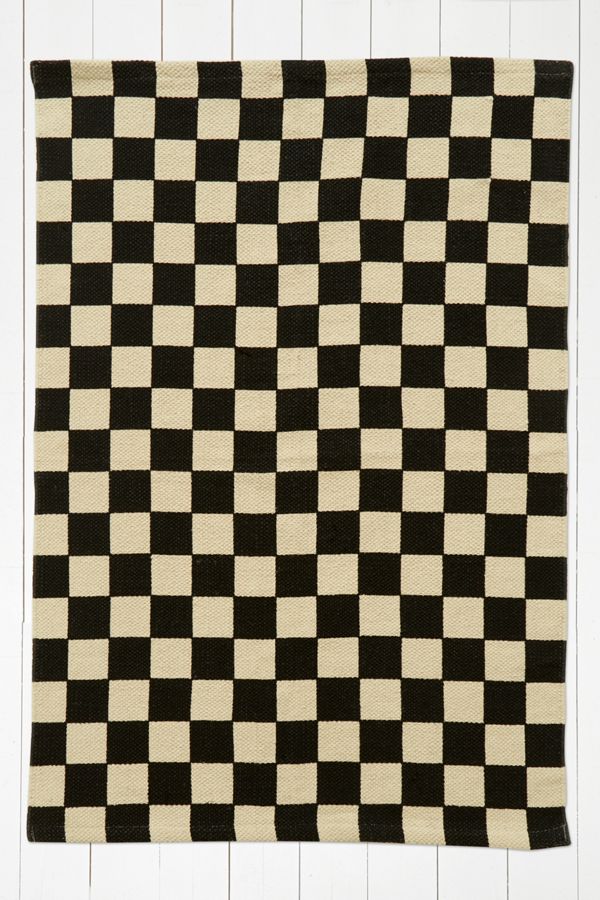 Checkerboard Rug Urban Outfitters UK