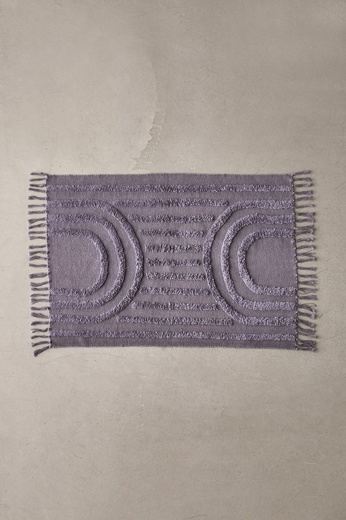 Modern Handloom Charcoal 2x3 Rug Urban Outfitters UK