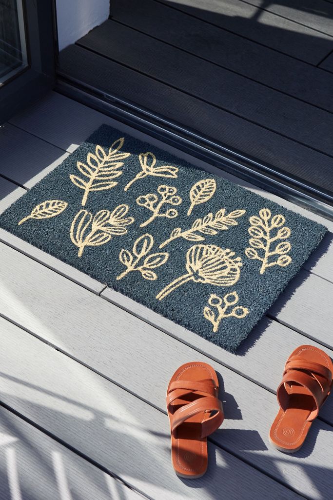 Dried Flower Doormat Urban Outfitters UK