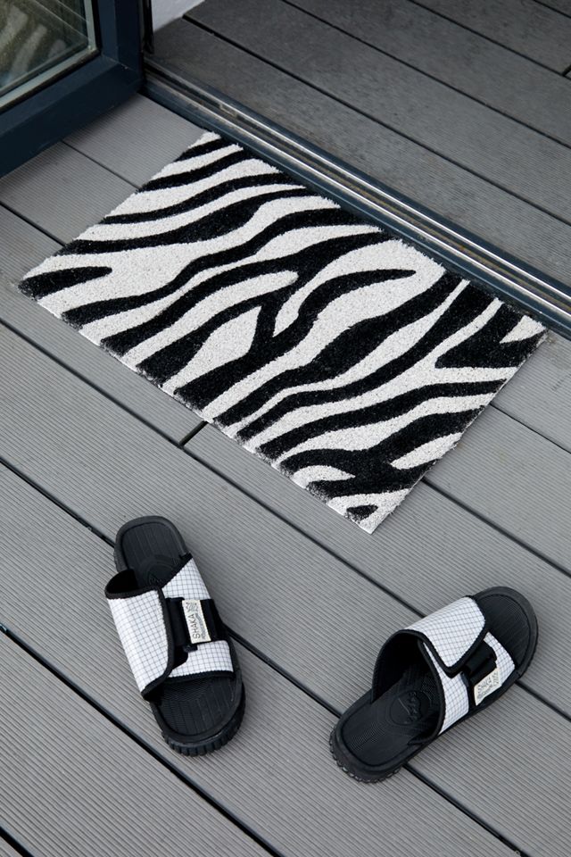 Zebra Print Doormat Urban Outfitters UK