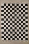 Thumbnail View 2: Checkerboard Black & Ecru 6x9 Rug