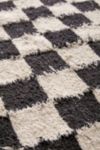 Thumbnail View 3: Checkerboard Black & Ecru 6x9 Rug