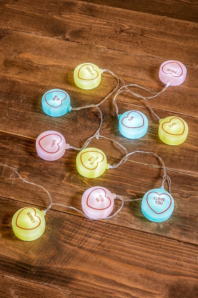 Love Hearts Fairy Lights Urban Outfitters Uk