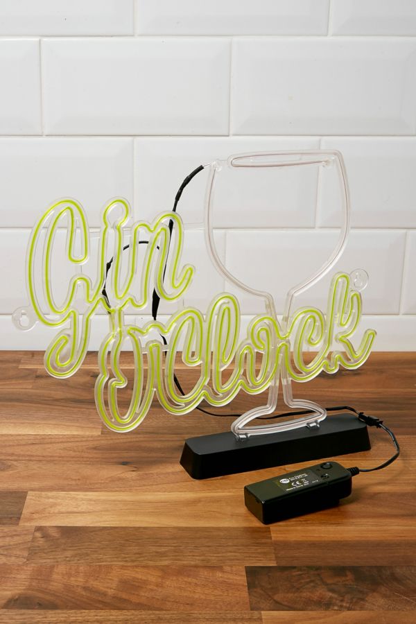 Gin O’Clock Neon Sign | Urban Outfitters UK