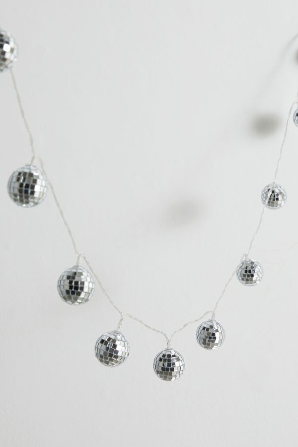 Slide View: 4: Disco Ball String Lights