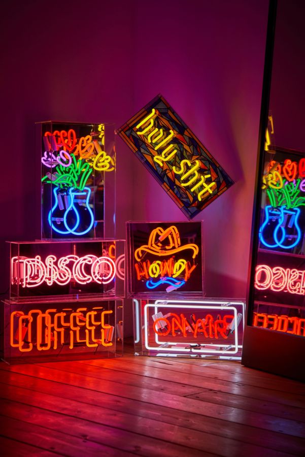 Slide View: 3: Neon Disco Box Light