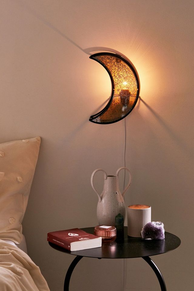 Celestial Crescent Moon Wall Light Urban Outfitters UK
