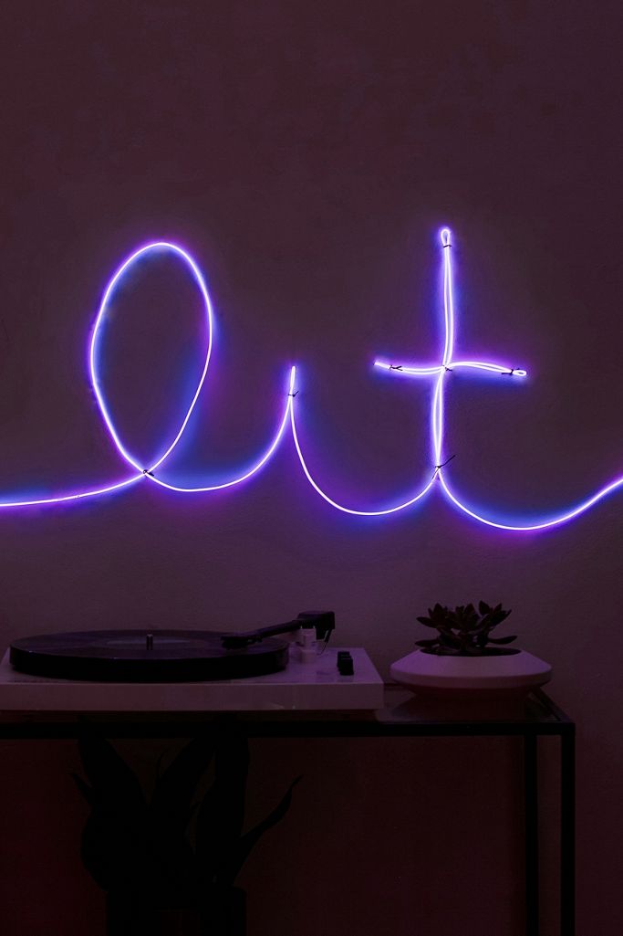 Make Your Own Neon Effect Sign Kit Urban Outfitters UK