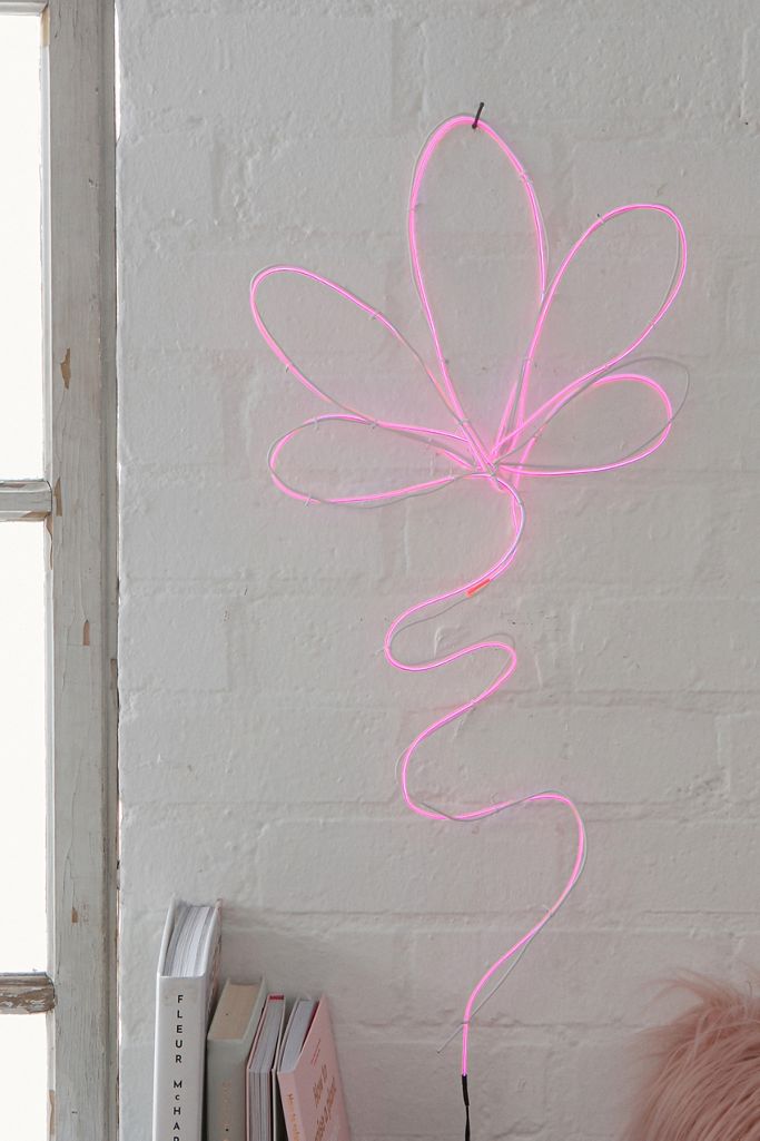 Make Your Own Neon Pink Fairy Lights Urban Outfitters UK