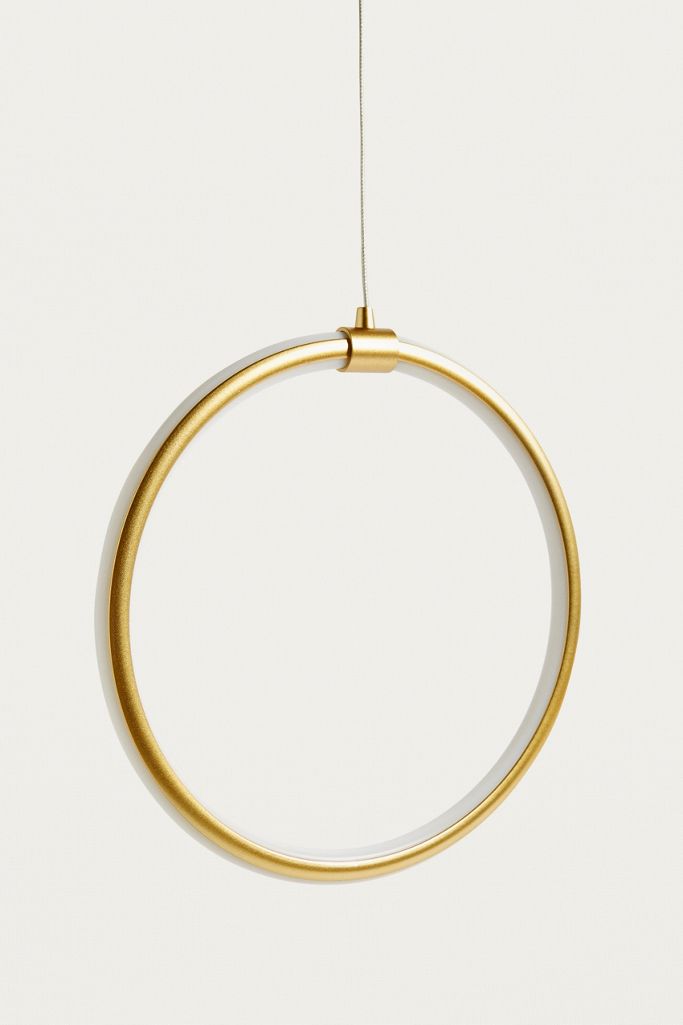 LED Hoop Pendant Light Urban Outfitters UK
