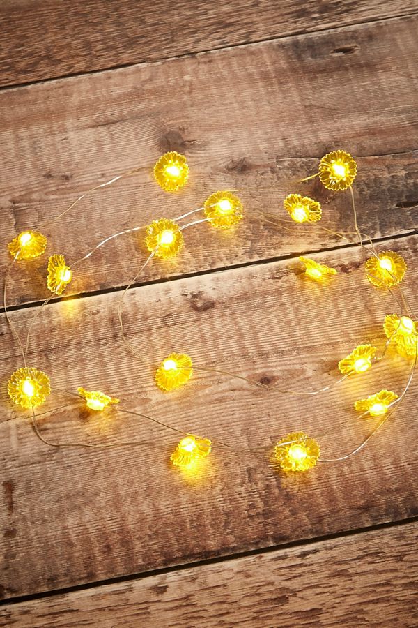 Sunflower String Lights Urban Outfitters UK