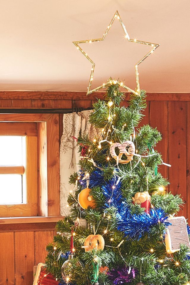 LED String Light Set with Star Topper Urban Outfitters UK