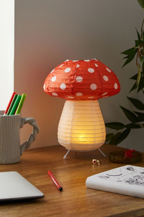 Slide View: 1: Mushroom Paper Lantern