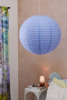 Blue Jumbo Paper Lamp Shade