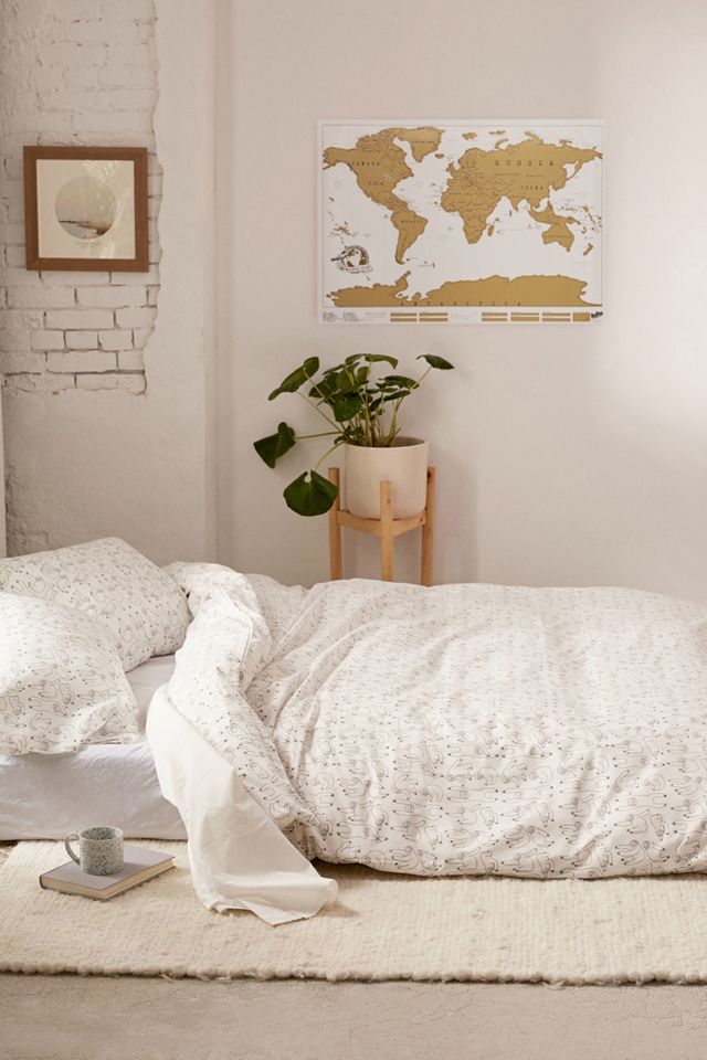 Standard World Scratch Map Urban Outfitters UK